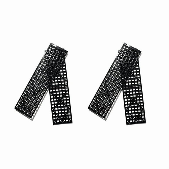 4Pcs Car Snow Mud Off Plate Tire Traction Foldable Skid Plate NonSlip Mat Sand Snow Chain Wheel Anti Skid Snowboarding,4 * Car Snow Mud Off Plates,Black