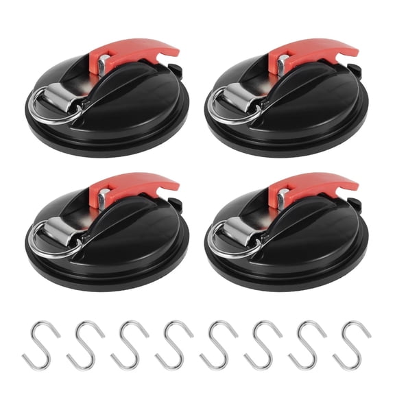 4Pcs Car Truck Tent Suction Multi-function Camping Tent Securing Hook Auto Accessories Vacuum Suction Cup Car Accessories ,Precision Adjustment