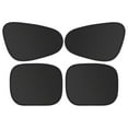 thumbnail image 1 of 4Pcs Car Window Shade, 99% Sun-Blocking Rate & Upf 50+ Uv Protection, Foldable Static Suction No Glue Easy Fit Small To Medium Cars, 1 of 6