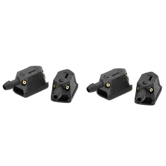 4Pcs Car Windshield Wiper Blade Washer Nozzle Adjustable 4-Way Upgrade Installed on 8mm 9mm Arm Car Accessories