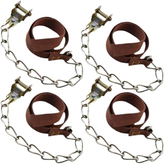 4Pcs Car Winter Snow Chains Iron Snow Chain Non-slip Chain Anti Skid Powerful Tire Wheels Chain Truck Thicken Snow Chains Supply
