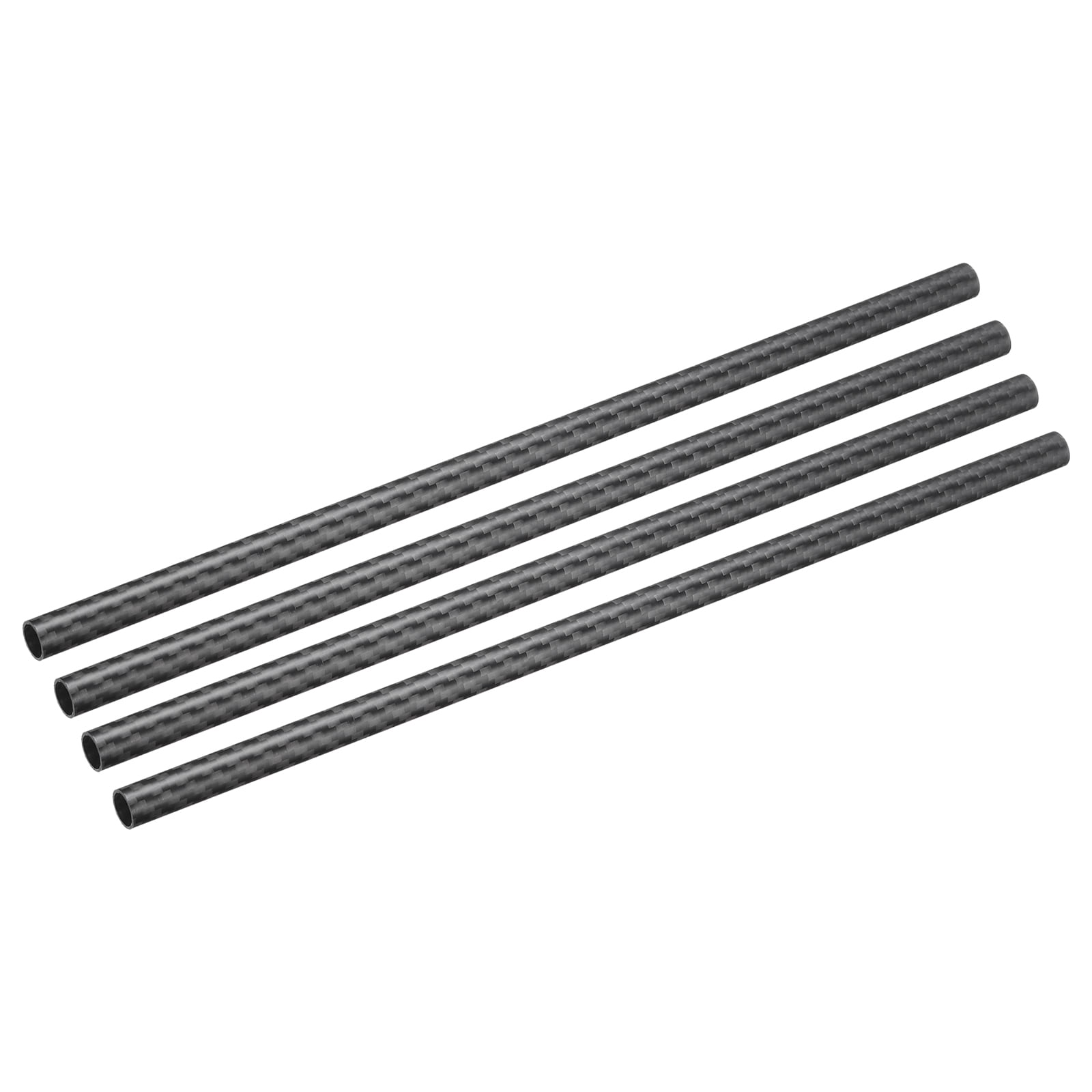 BBAUER 3K Carbon Fiber Tube Hollow Rod, Plain Shiny High Hardness