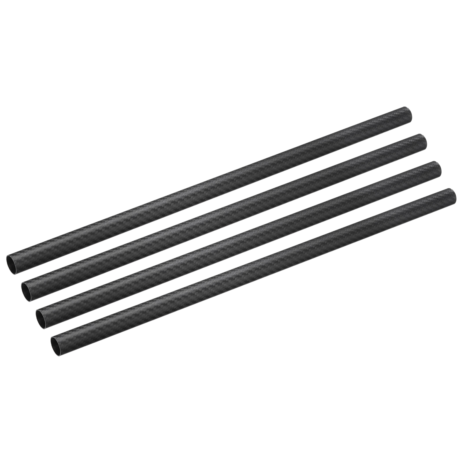 Tube Rond En Fibre De Carbone 20x18x500mm - Finition Mate 3K, 1 Pièce, Pour Modélisme RC