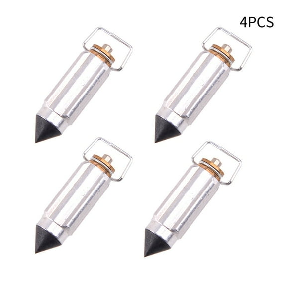 4Pcs Carburetor Float Valve Needle For Ymh For Suzuki Carb Float Needles Motorcycle Carburetor Silver Metal Needle Valve Parts
