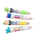 thumbnail image 1 of 4Pcs Cartoon Multicolor Pen 4 Color-in-1 Pen Multicolored Ballpoint Pens for Color Coding Writing Drawing Journaling, 1 of 9