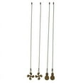 thumbnail image 1 of 4Pcs Ceiling Fan Pull Chain Set,Bulb and Pattern Extension Pendant 12 Inch(Antique Bronze), 1 of 9