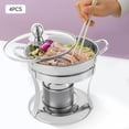 thumbnail image 1 of 4Pcs Chafing Dish Buffet Set Stainless Steel Food Warmer Chafer Complete Set Round, 1 of 12