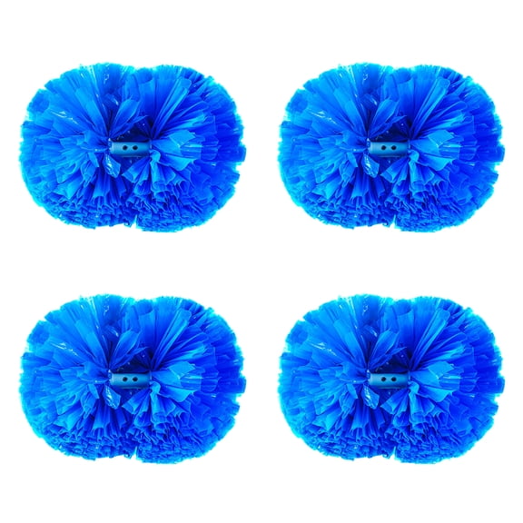 4Pcs Cheerleading Pom Poms PE Handcrafted Cheer Poms for Competitions Dance Performances Cheering Team Props 23cmx28cm Type 4