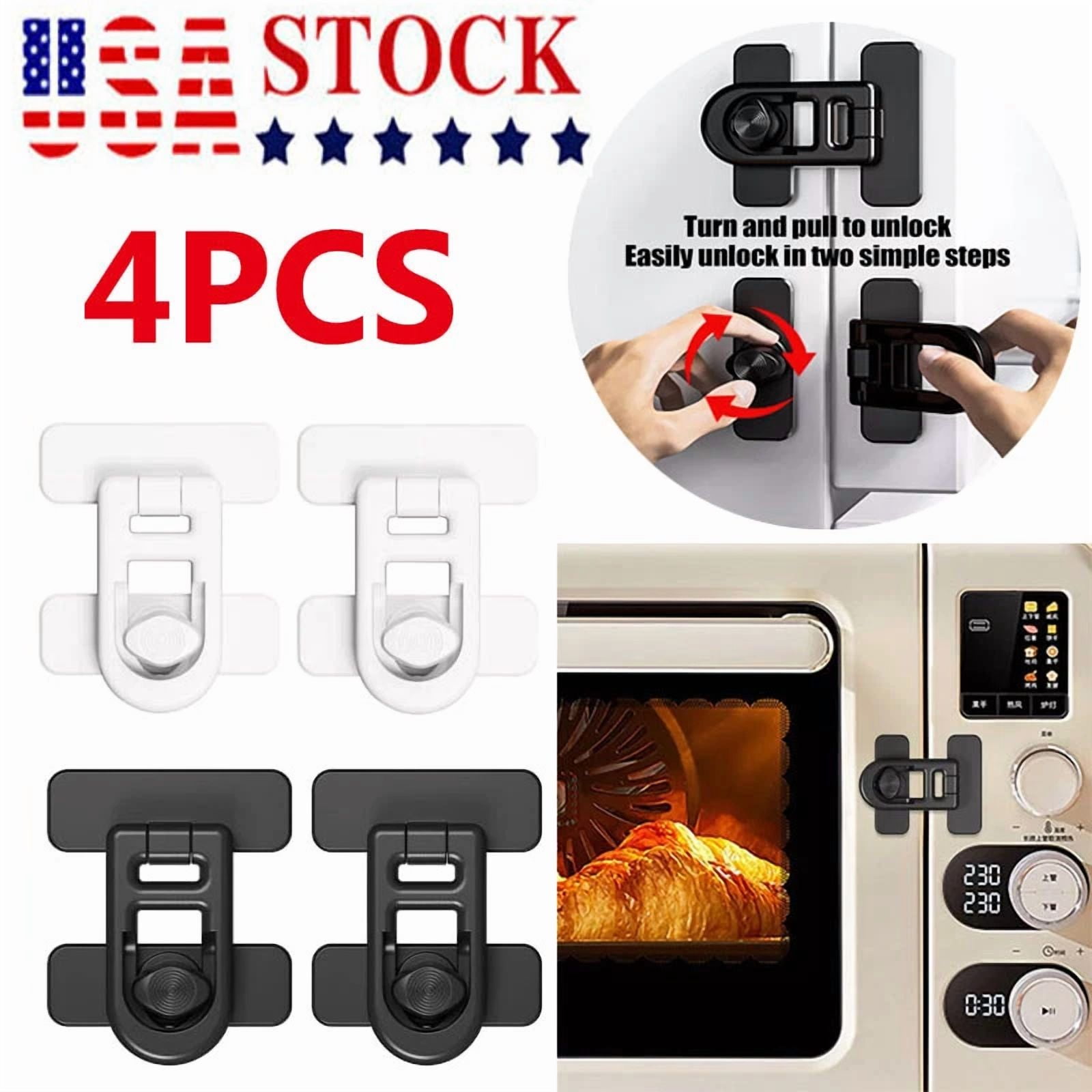 4Pcs Child Proof Fridge Lock Oven Lock Multifunction Buckle For Kids Protection