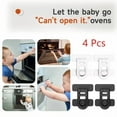 thumbnail image 1 of 4Pcs Child Proof Fridge Lock Oven Lock Multifunction Buckle For Kids Protection, 1 of 6