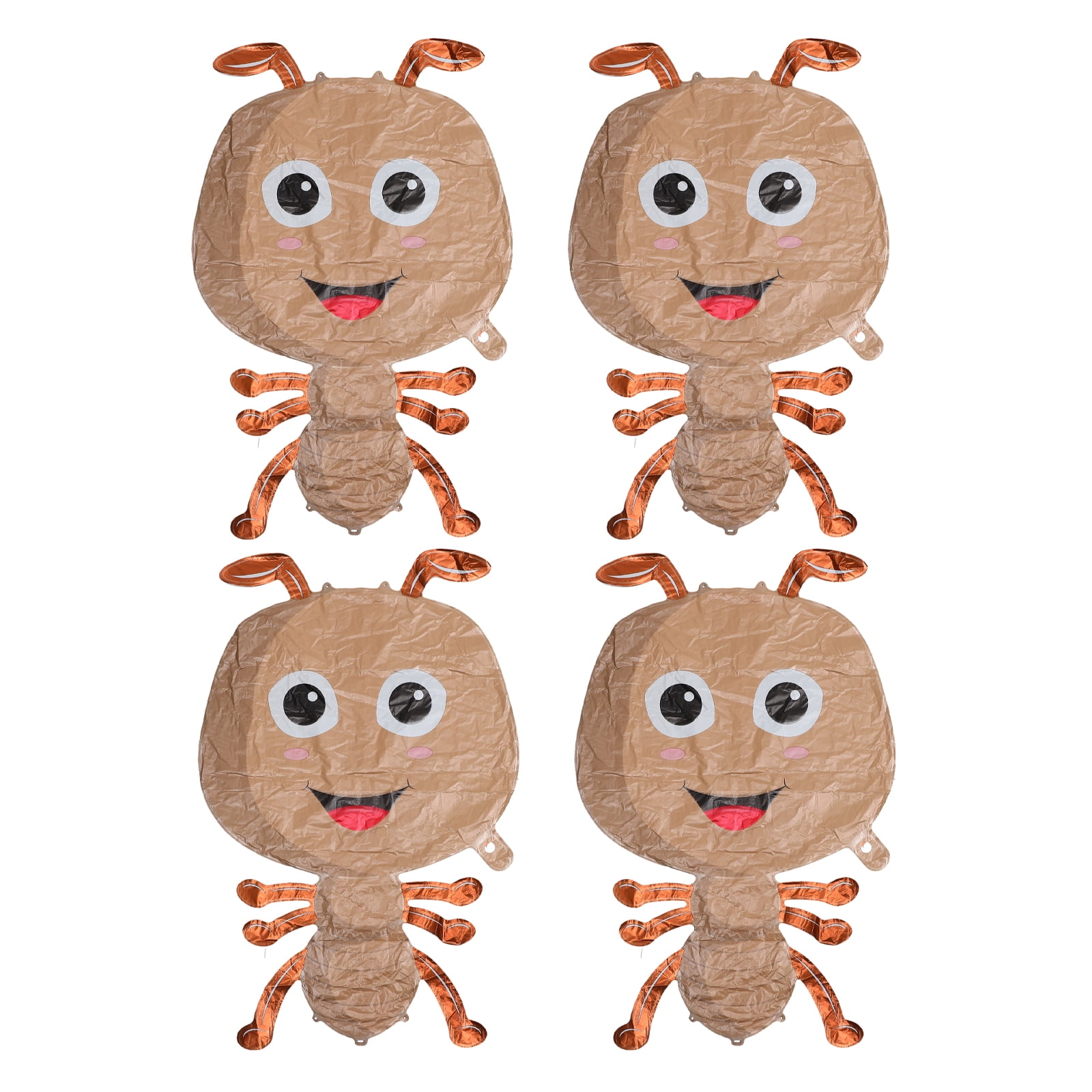 4Pcs Children Foil Balloons Inflatable Cartoon Balloons Adorable Animals Modeling Foil Balloons