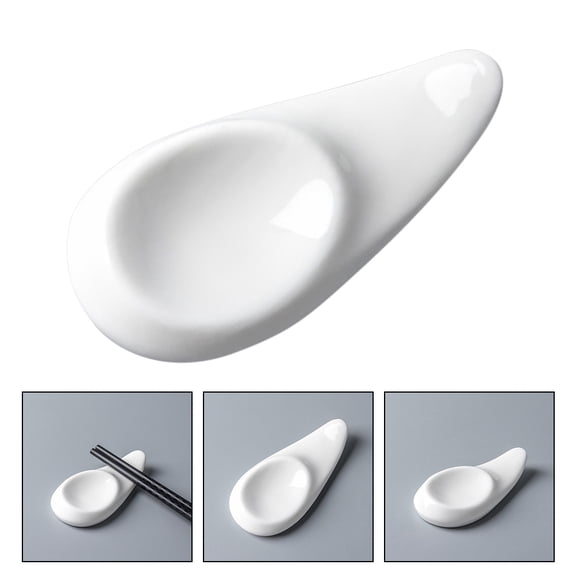 Toyandona Creative Ceramic Chopstick Stands Elegant Home Adornments 4Pcs