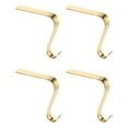 4Pcs Christmas Stocking Hangers Fireplace Mantel Hangers Hanging Hooks