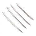 thumbnail image 1 of 4Pcs Chrome Stainless Steel Exterior Door Handle Molding Trim Cover Outer Doors for 5 Series F10 F18, 1 of 10