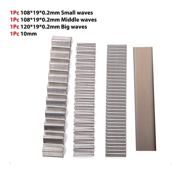 4Pcs Clay Cutter Pottery Flexible Wavy Blade Ceramic DIY Art Sculpting Tools