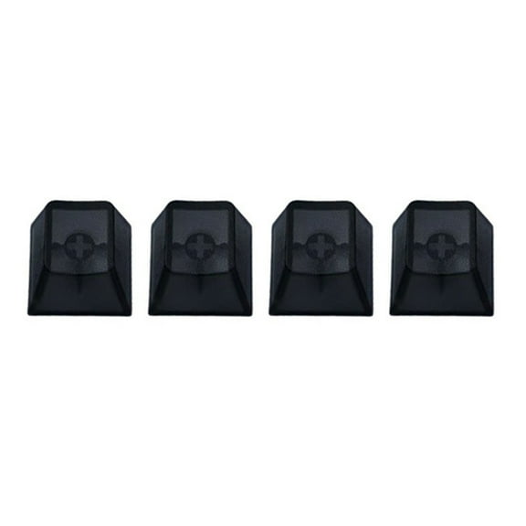 4Pcs Transparent ABS Keycap Mechanical Keyboard Matte Backlit PC Keycaps Replacement for Mechanical Keyboard