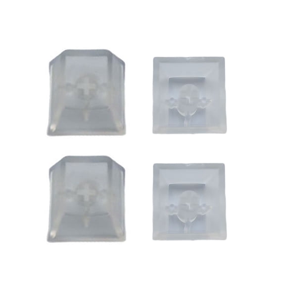4Pcs Clear Keycaps Profile Height Keyboard Covers For Switches Mechanical Keyboard Backlit Keyboard Covers