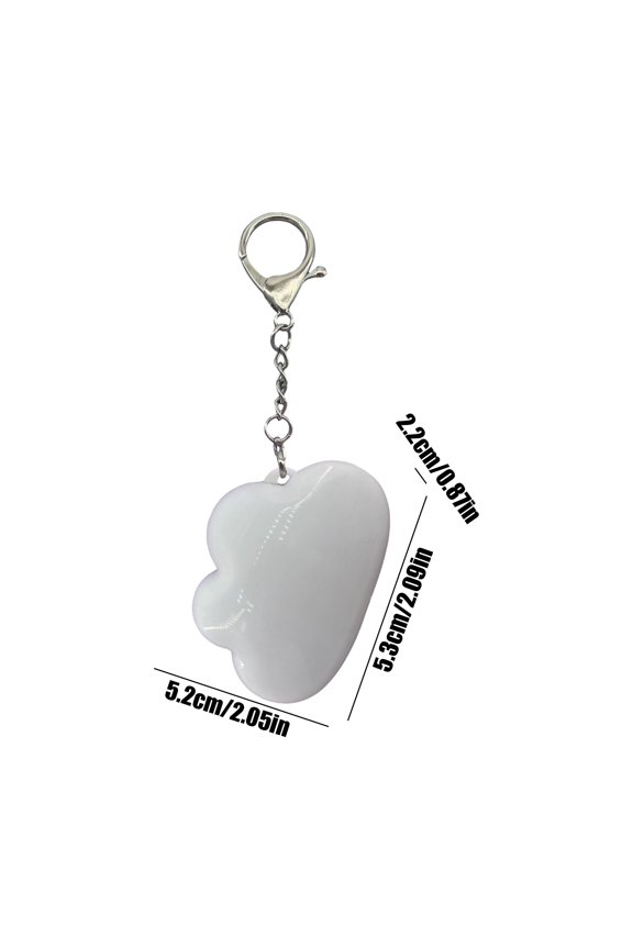 4Pcs Cloud Shape Purse Light with Keychains USB-C Rechargeable Handbag Light, Ultra Bright Bag Lights for Purses, Upgraded Automatic Sensor Purse Must Haves Accessories Gift