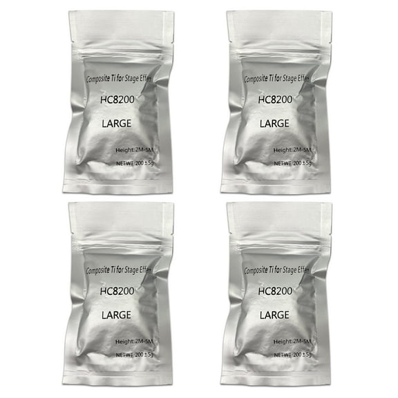 4Pcs Cold Spark Machine Powder 2-5M Stage Effect for Wedding Party Show,200g/bag