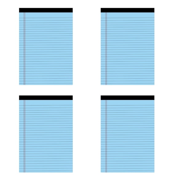 4Pcs Colorful Notepads Lined 50Sheets Per Pad Letter Size Writing Notepad For Daily Planning Note Taking Journaling