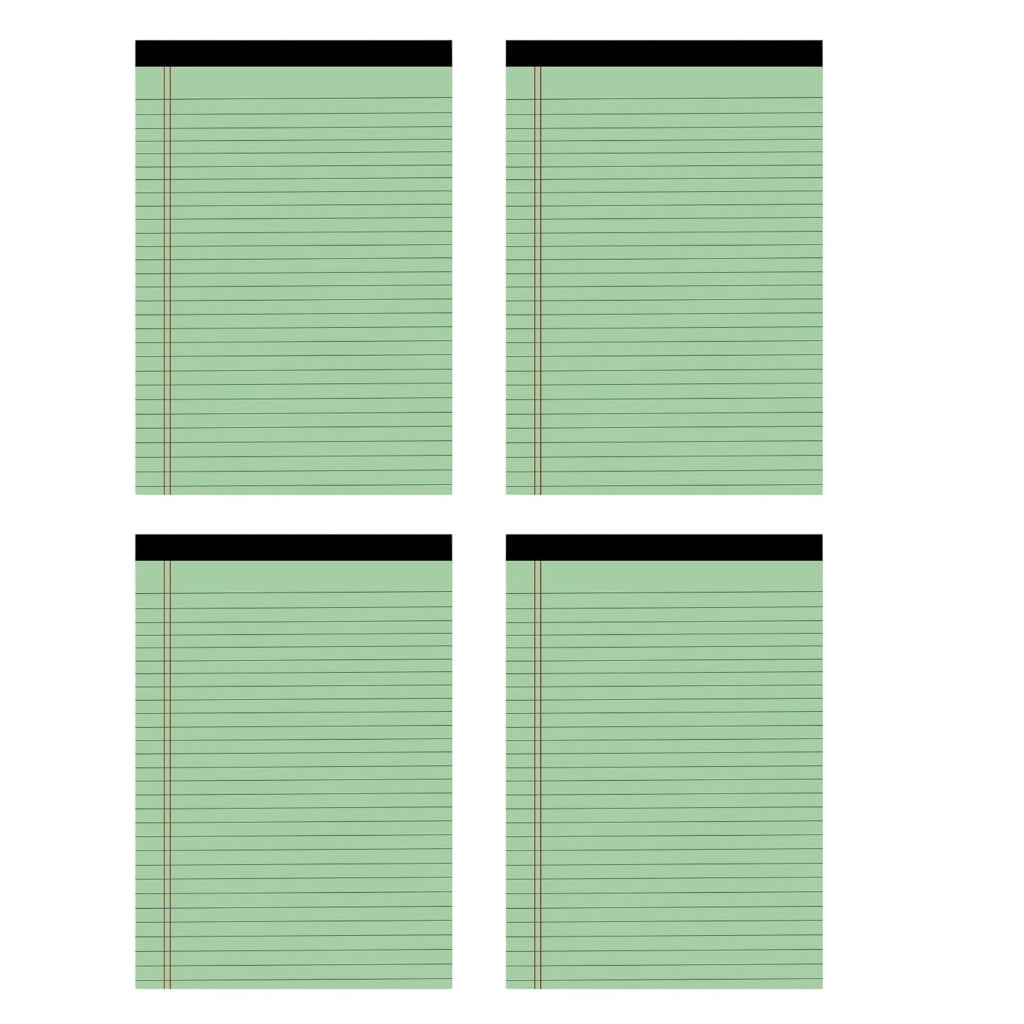 4Pcs Colorful Notepads Lined Writing Notepad 50 Sheets Per Pad For Note Taking