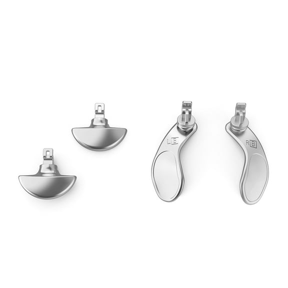 4Pcs Controller Stainless Steel DIY Back Buttons for PS5 Edge Controller