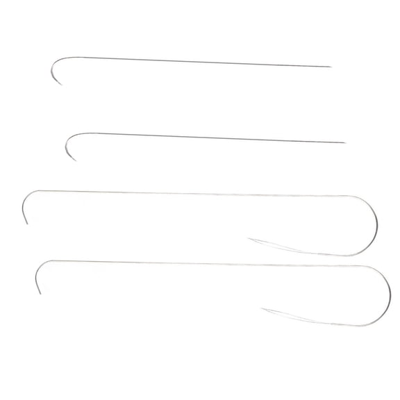 4Pcs Convenient Curved Beading Needle Multifunctional Jewelry Making Curved Beading Needle Easy Threading Tool