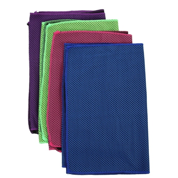 4Pcs Cooling Towels Sports Cooling Towels Outdoor Sports Towels Sweat Wipe Towels