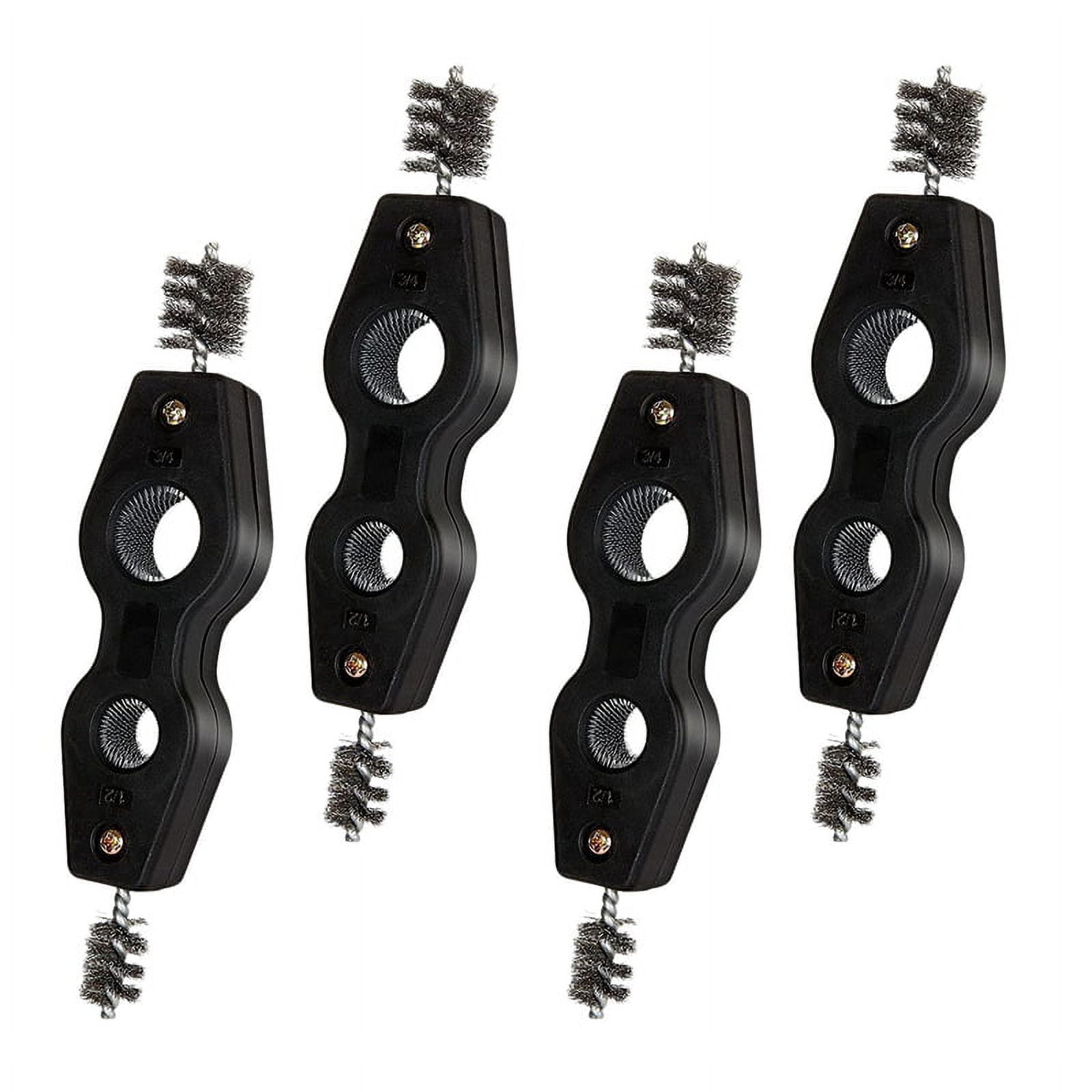 4Pcs Copper Tubing Brushes, Pipe Cleaning Tool Copper Pipe Cleaner Tool