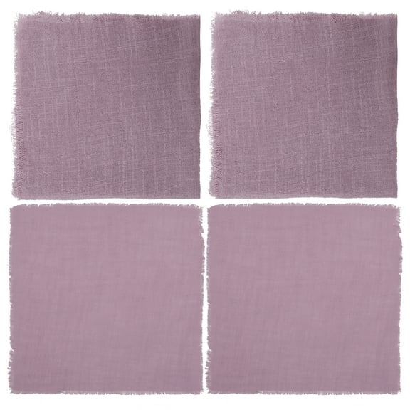 4Pcs Cotton Linen Napkins Washable Reusable Napkins Festival Table Napkins