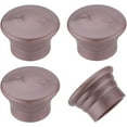 4Pcs Curtain Pole End Plug Curtain Finials Ends Rod Covers 28mm Plastic