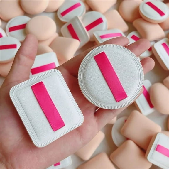 4Pcs Cute Cosmetic Puffs Sponge Cushion Puff for Powder Loose Powder Soft Makeup Puff Set Dry Wet Usable Make Up Tools Wholesale