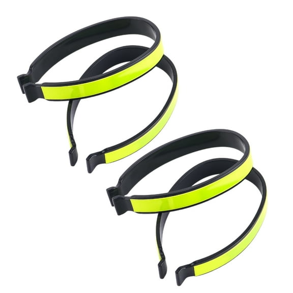 4Pcs Cycling Trouser Clip, Reflective Band for Bicycles Safety, Cycling Pant Holder Biking Accessories for Safe Ride