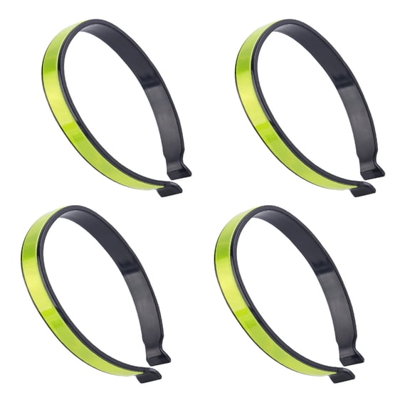 4Pcs Cycling Trouser Clip, Reflective Band for Bicycles Safety, Cycling Pant Holder Biking Accessories for Safe Ride