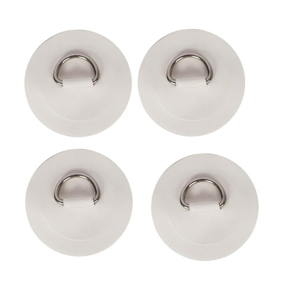 4Pcs D Rings Pad D Rings Patch, Boats Canoes Surfboard, Lightweight Rafts PVC Inflatable Boats Kayaks Paddle Board Accessories PVC Patch