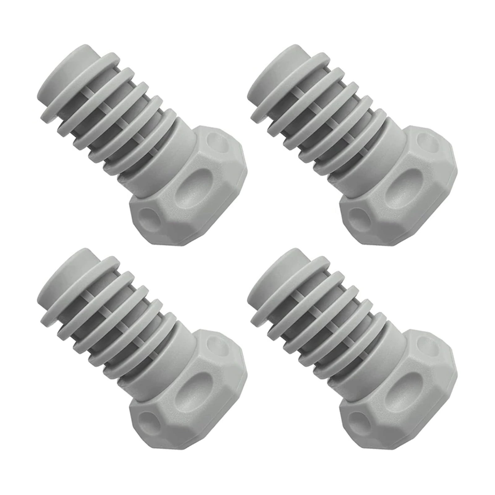 4Pcs DC61-03128A Dryer Stacking Set Wear Resistant Dryer Feet Replacement Plastic Leveling Legs for Leveling Stability