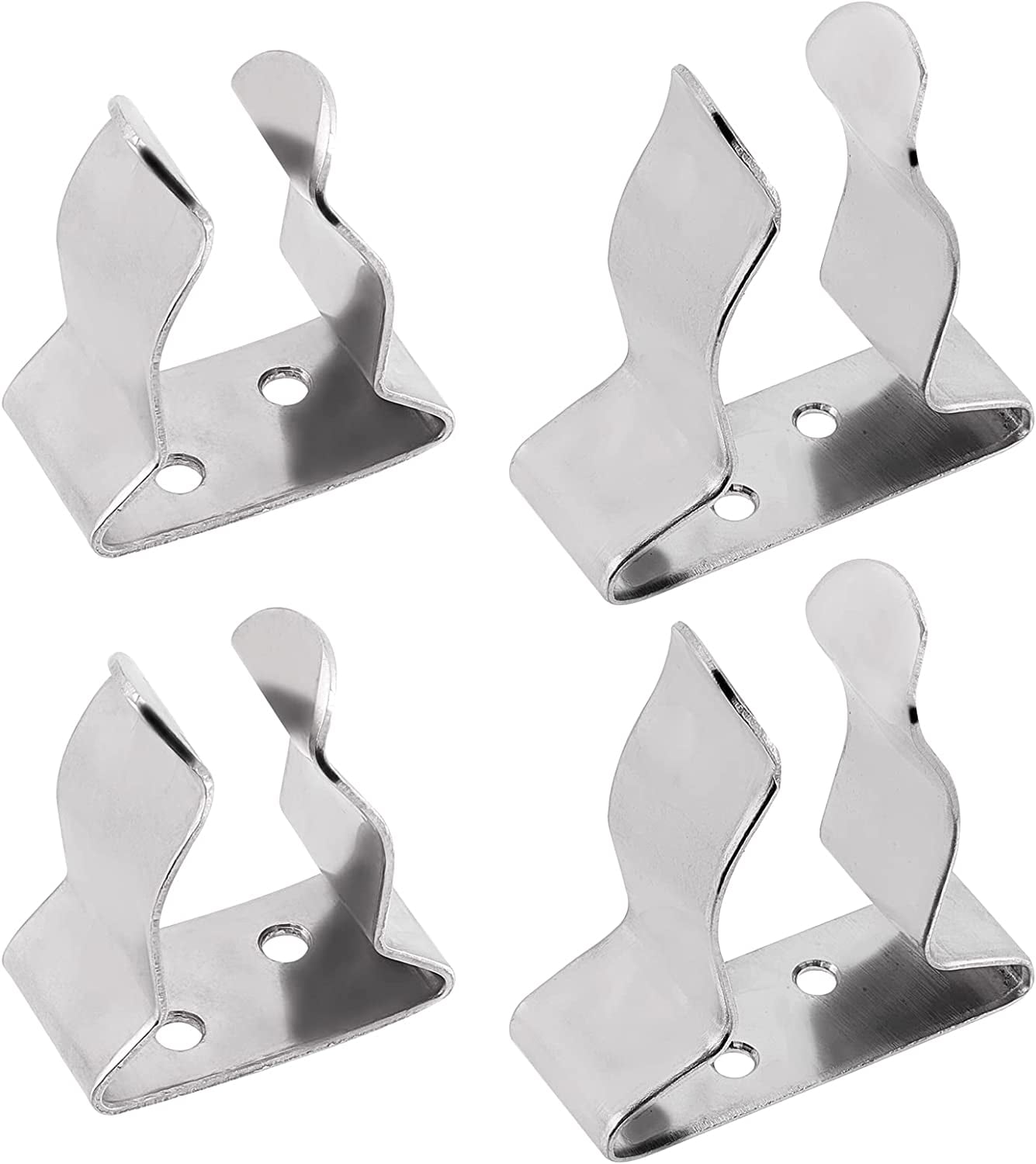 MDXing 4PCS Black Nylon Paddle Stowage Clip 33x25mm Boat