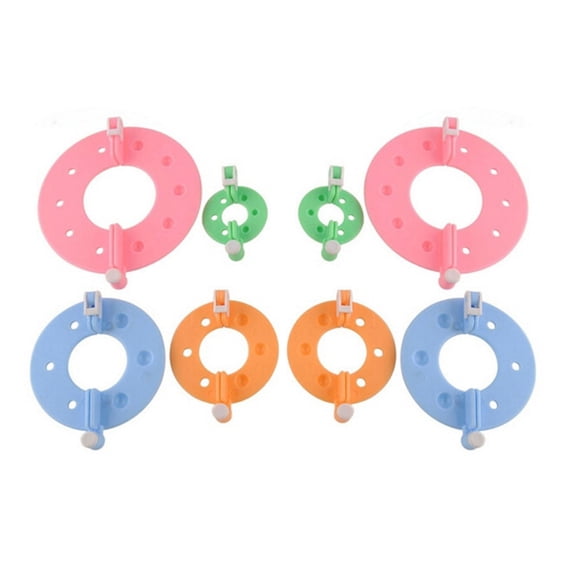 4Pcs DIY Wool Yarn Knitting Tool Needle Work Handcraft Tool for Kid Pompoms Maker Fluff Ball Weavers Pompoms Maker