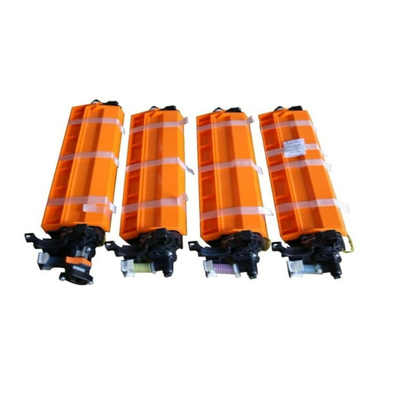 4Pcs DV512 Full Developer Warehouse Compatible for Konica Minolta C284 C364 C224 C554 C454 C7822 Developer Unit with Developer