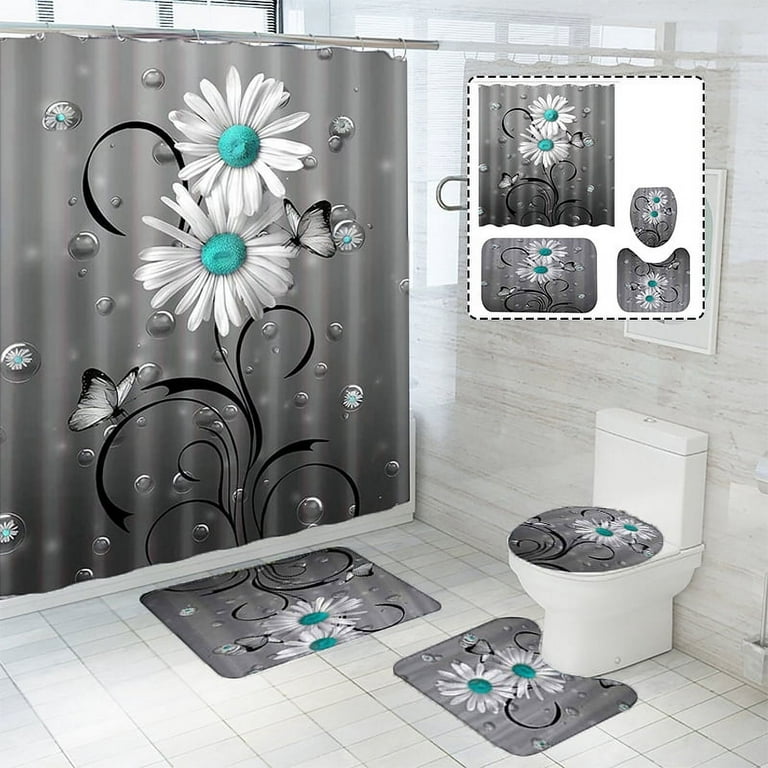 https://i5.walmartimages.com/seo/4Pcs-Daisy-Shower-Curtain-and-Rug-Sets-Bathroom-Decor-Waterproof-Shower-Curtain-with-Hooks-and-3Pcs-Toilet-Cover-Mat-Set_2a255e8b-06d3-4c36-bbcf-d59a78c42fdb.7f302cf95ddeab14b92260948e360185.jpeg?odnHeight=768&odnWidth=768&odnBg=FFFFFF