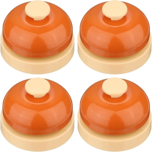 4Pcs Desk Call Bells, 2.52" Front Desk Service Bell for , Hotel, , Dinner, Restaurant, Party, Pet Training