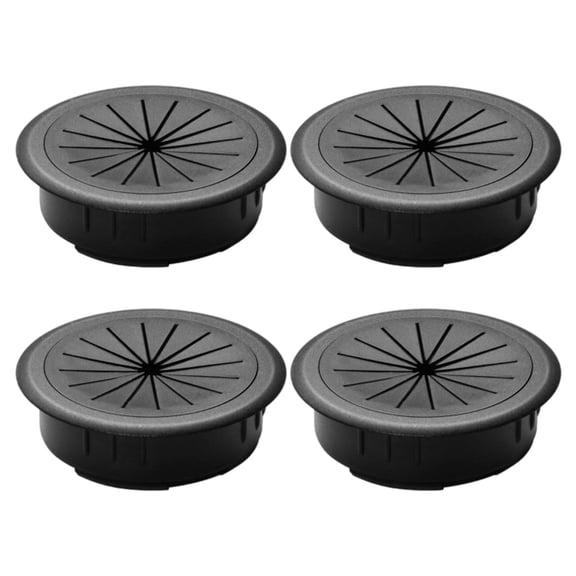 4Pcs Desktop Wire Hole Cover Computer Grommet Line Box Desk Table Cable Fastener Cable Clamp Buckle Line Hardware