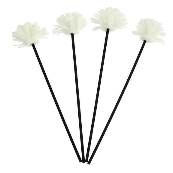 4Pcs Diffuser Flower Sticks PE Flower Rattan Rods Essential Oil Sticks