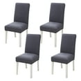 thumbnail image 1 of 4Pcs Dining Chair Covers Stretch Chair Covers Chair Slipcover Chair Covers For Dining Room Home Restaurant -Style1;, 1 of 5