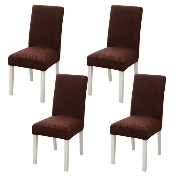 4Pcs Dining Chair Covers Stretch Chair Covers Chair Slipcover Chair Covers For Dining Room Home Restaurant -Style3;