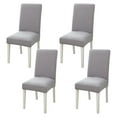 thumbnail image 1 of 4Pcs Dining Chair Covers Stretch Chair Covers Chair Slipcover Chair Covers For Dining Room Home Restaurant -Style4;, 1 of 5