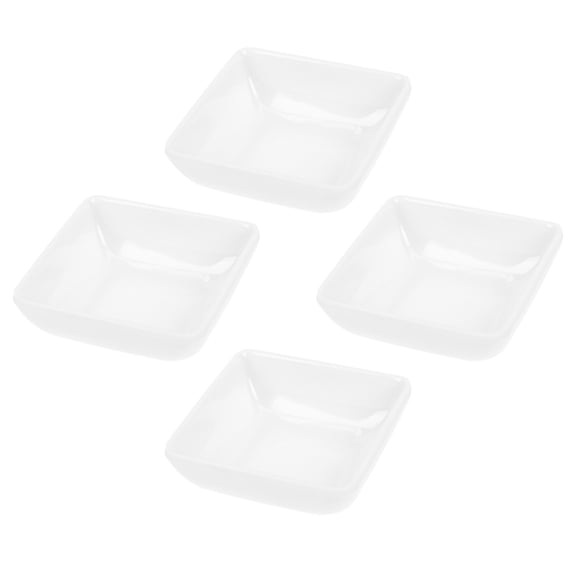 4Pcs Dipping Sauce Dish Condiment Dish Small Plates Home Tableware Kitchen Spice Plates