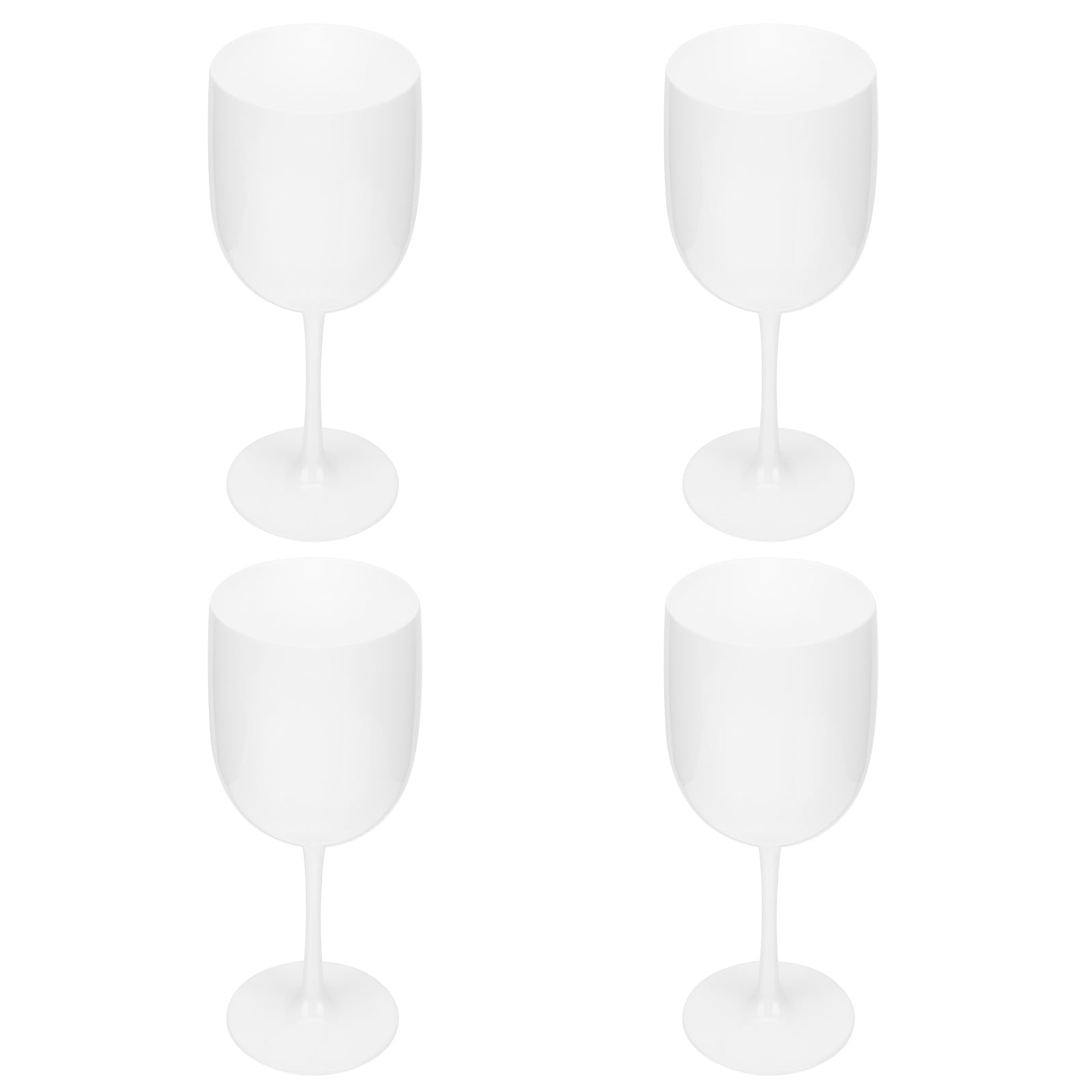 4Pcs Disposable Wine Glasses Wine Glass Cocktail Glass Goblet Exquisite