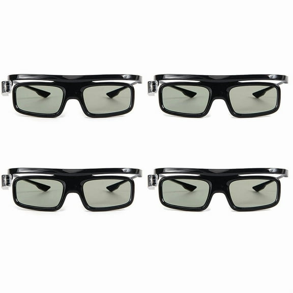 4Pcs Dlp-Link Active Shutter 3D Glass Gl1800 Rechargeable Eyewear for 3D Projector R20 R19 R15 P12 R9 R7