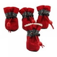 thumbnail image 1 of 4Pcs Dog Shoes,Anti-Slip Dogs Boots Paw Protector with Reflective Straps Lightweight Walking Pet Booties for Small and Medium Pets, 1 of 7